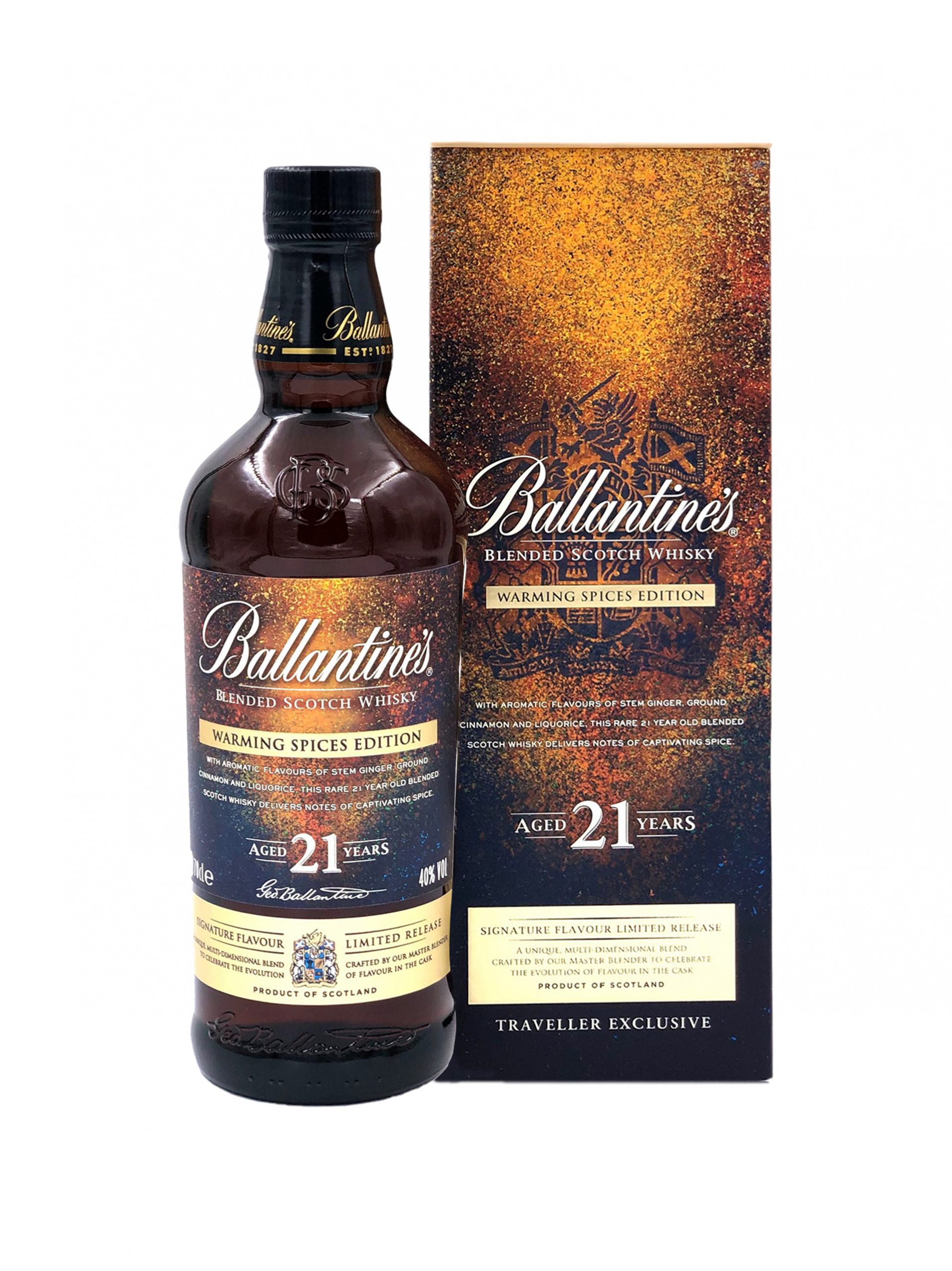 Ballantine's 21 Year Old Blended Scotch Whisky, Scotland