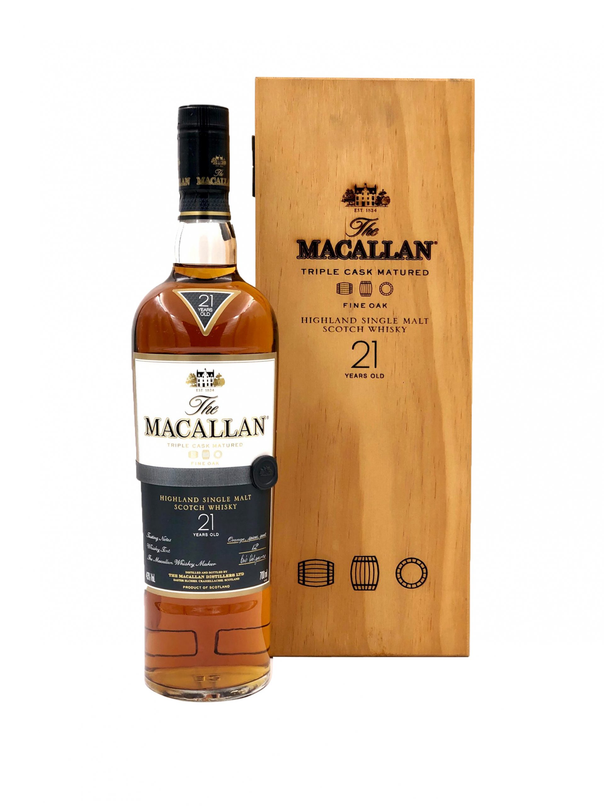 THE MACALLAN 21yrs TRIPLE CASK MATURED│700ml