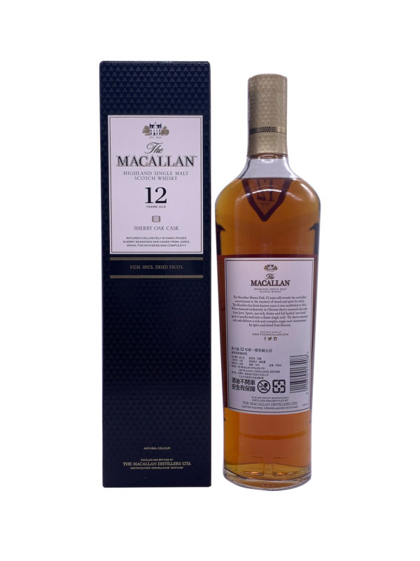 Macallan 12 Sherry Oak Taiwan