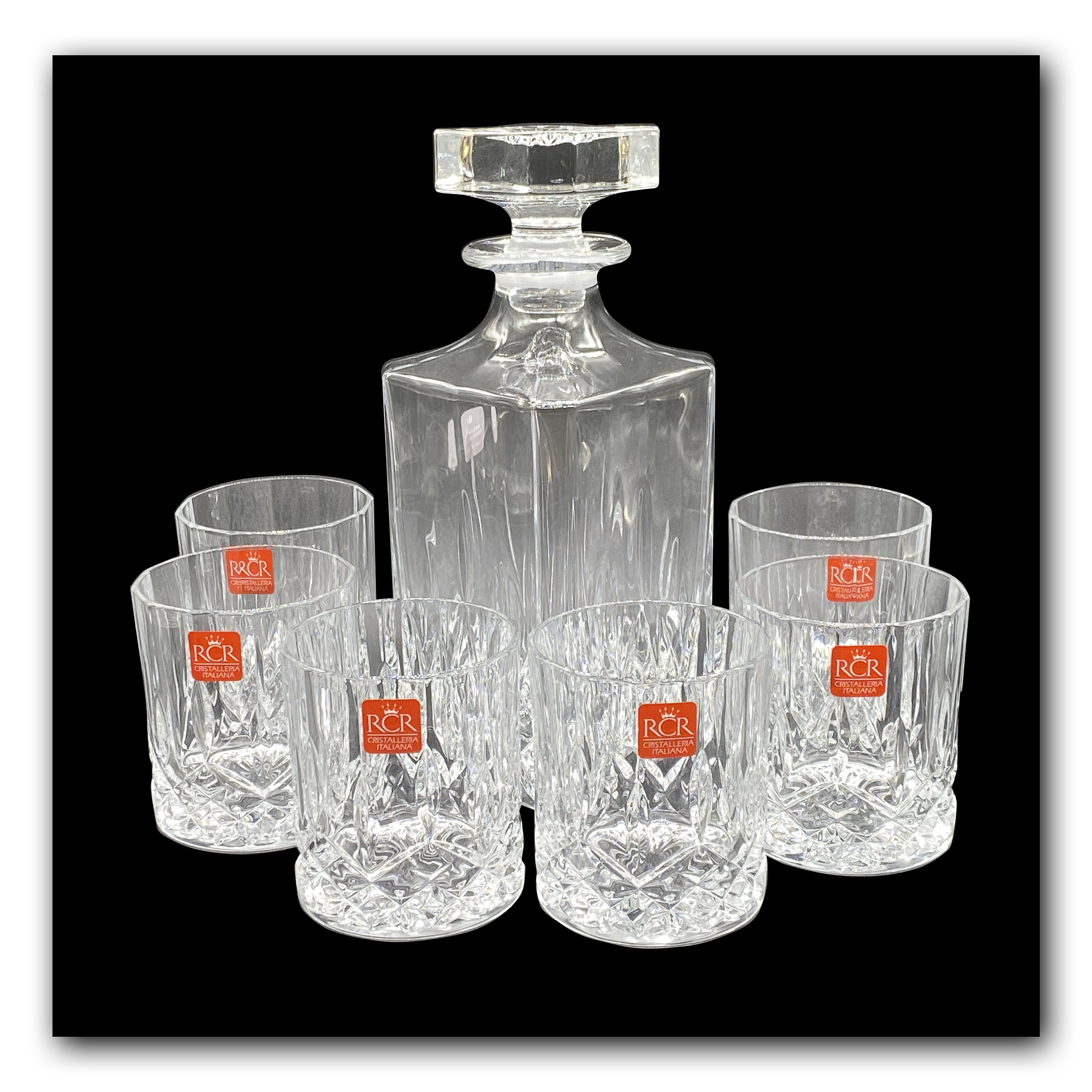 WHISKY DECANTER SET│DESIGN 1