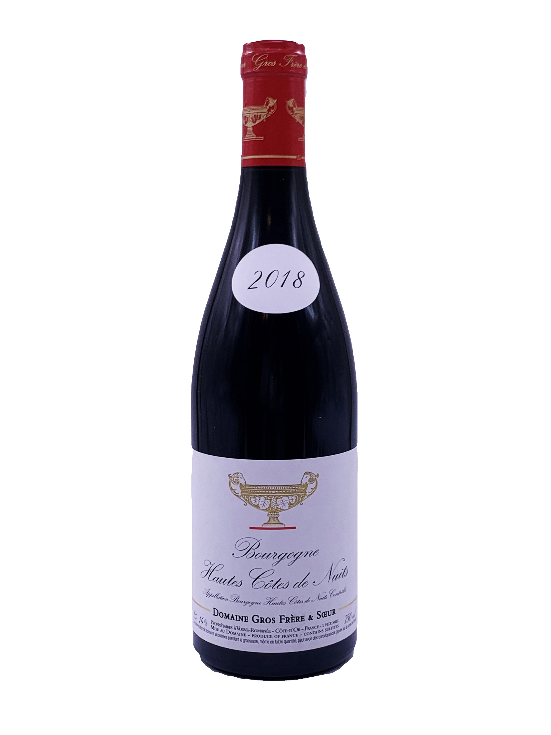 GROS FRERE ET SOEUR BOURGOGNE HAUTES COTES DE NUITS 2018│750ML