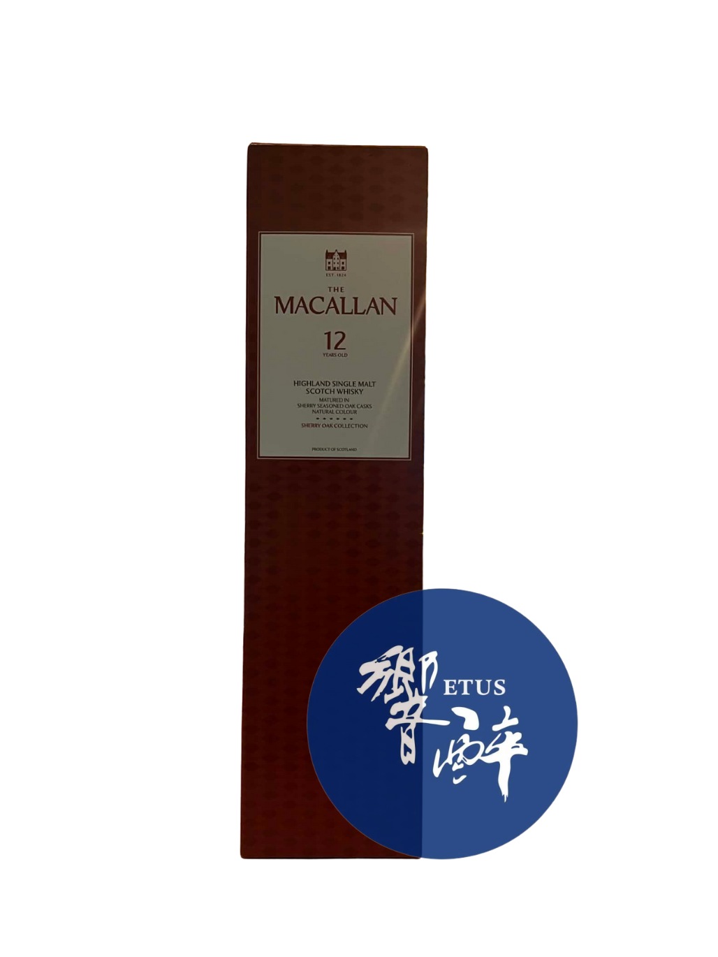 THE MACALLAN 12YRS SHERRY OAK    NEW PACKAGING STYLE